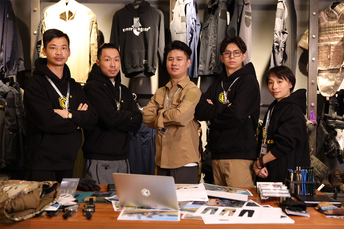 Emersongear design and development team
